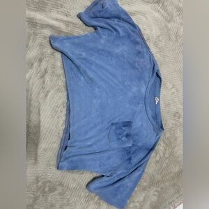 Peach Love California Blue Crop Top